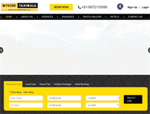 Tablet Screenshot of mysoretaxiwala.com